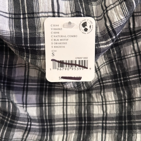 Free People Endless Summer Brandie Plaid Midi Dress small NWT - Picture 9 of 10